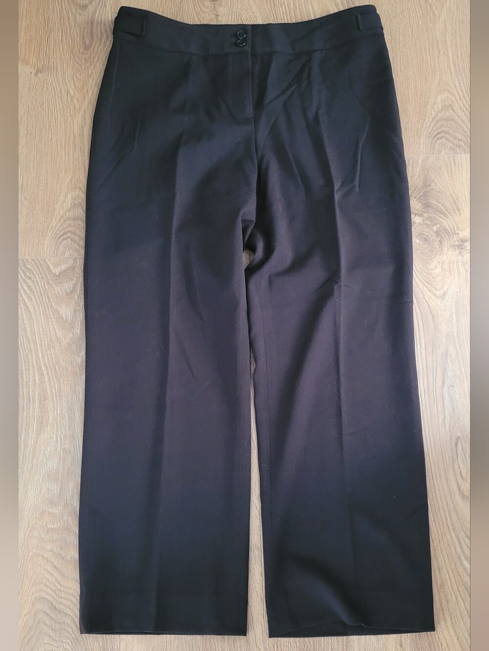 Jones New York Black Straight-Leg Dress Pants